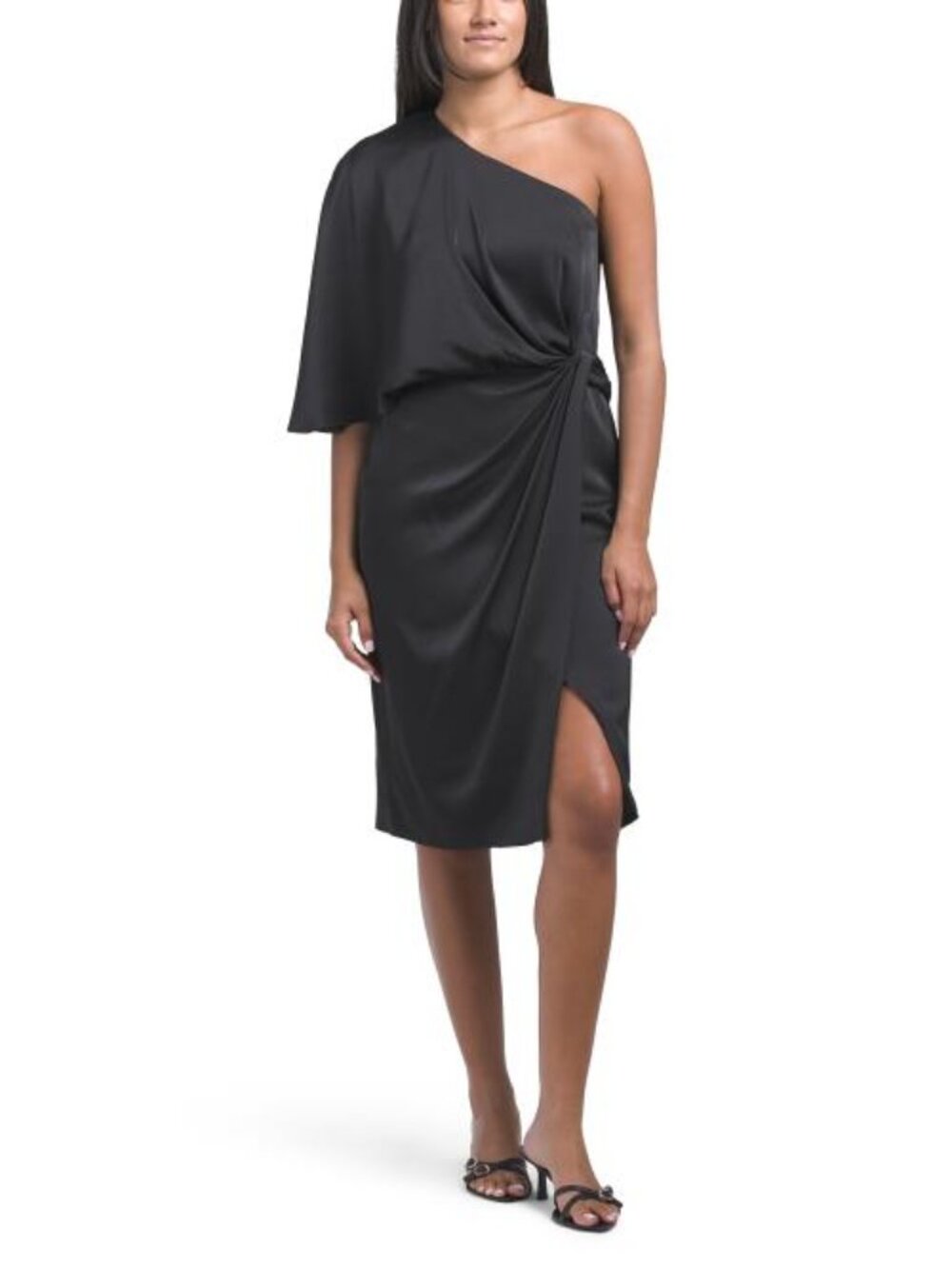 ADRIANNA BY ADRIANNA PAPELL One Shoulder Cocktail Dress